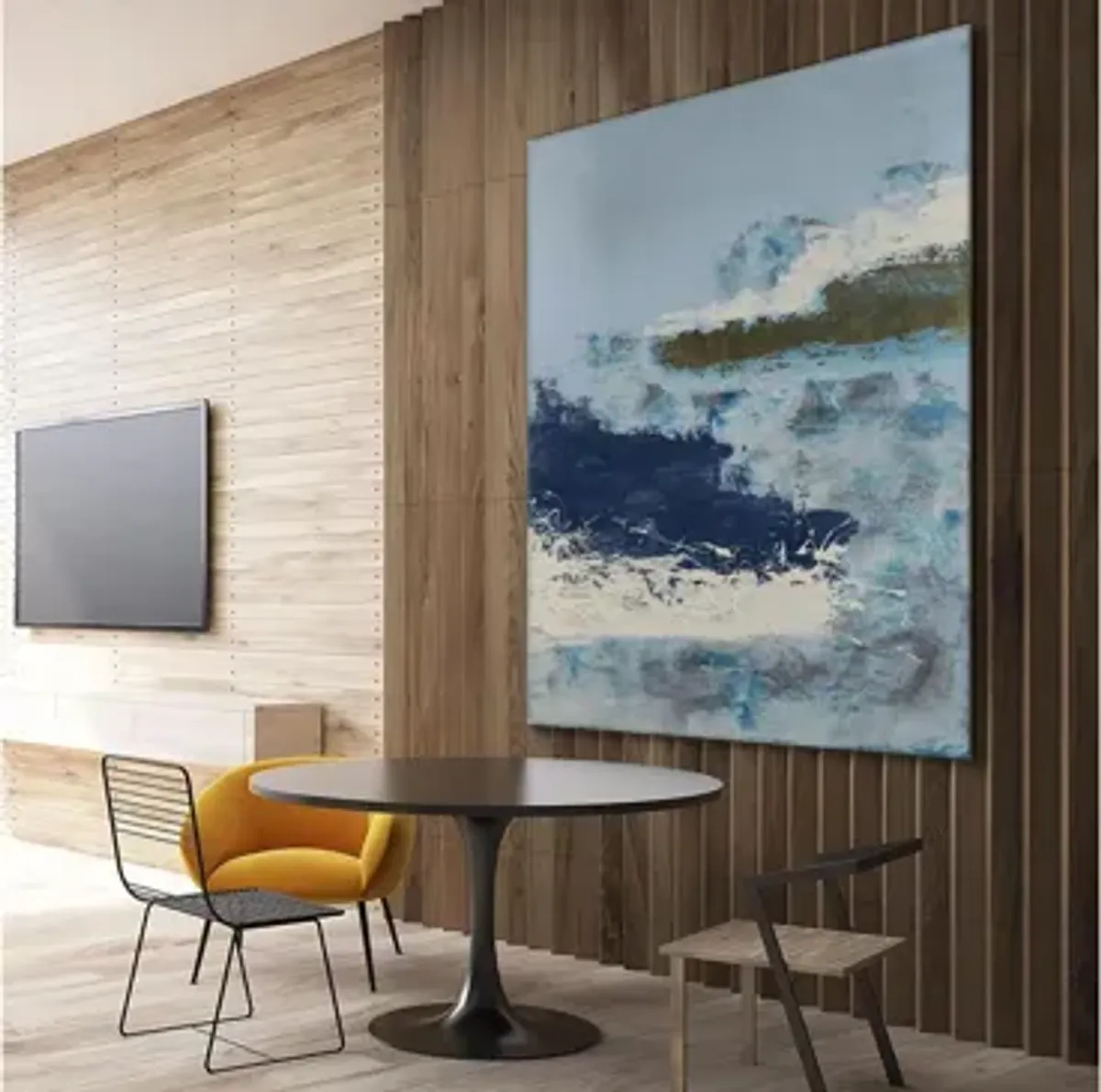 Giant Art Washing to Shore