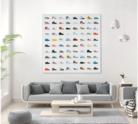 Giant Art Life Is Short Buy The Shoes in Multi by Giant Art