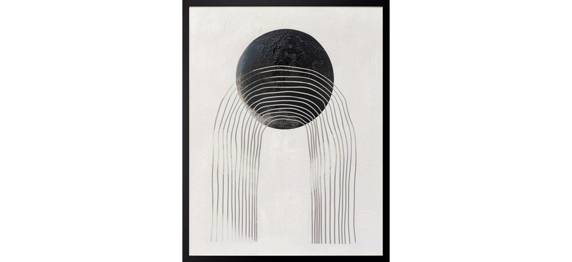 Phases II Wall Art in Black/White by Bassett Mirror Co.