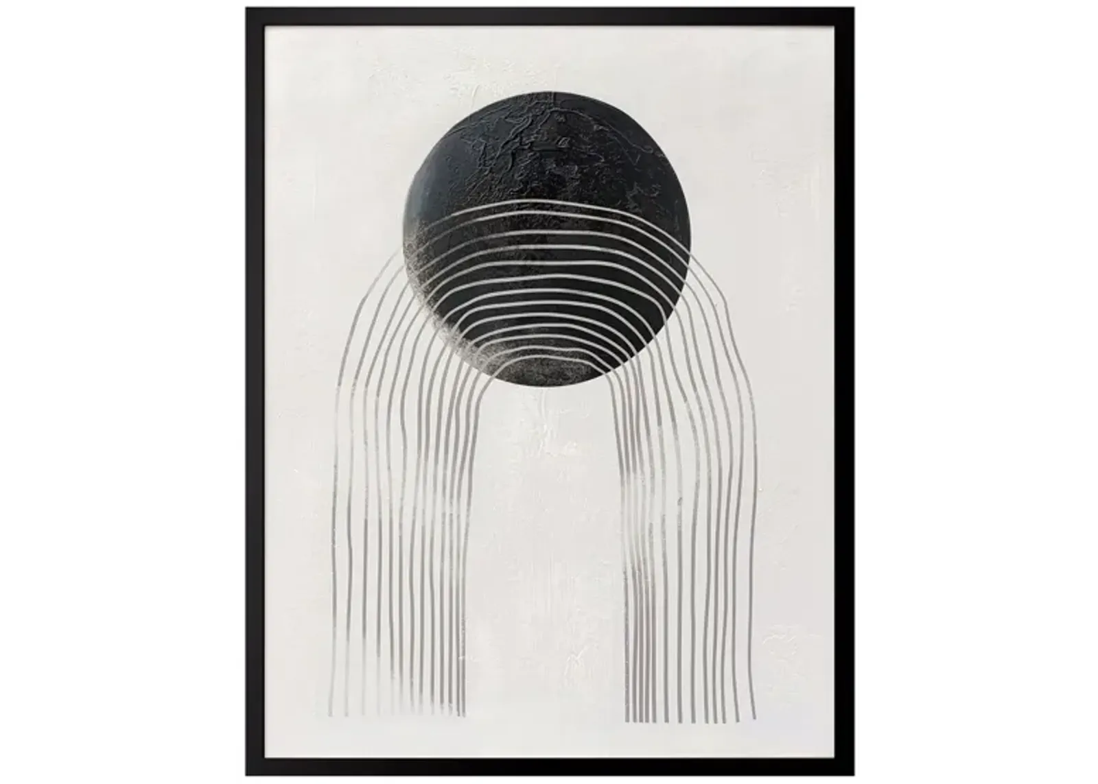 Phases II Wall Art in Black/White by Bassett Mirror Co.