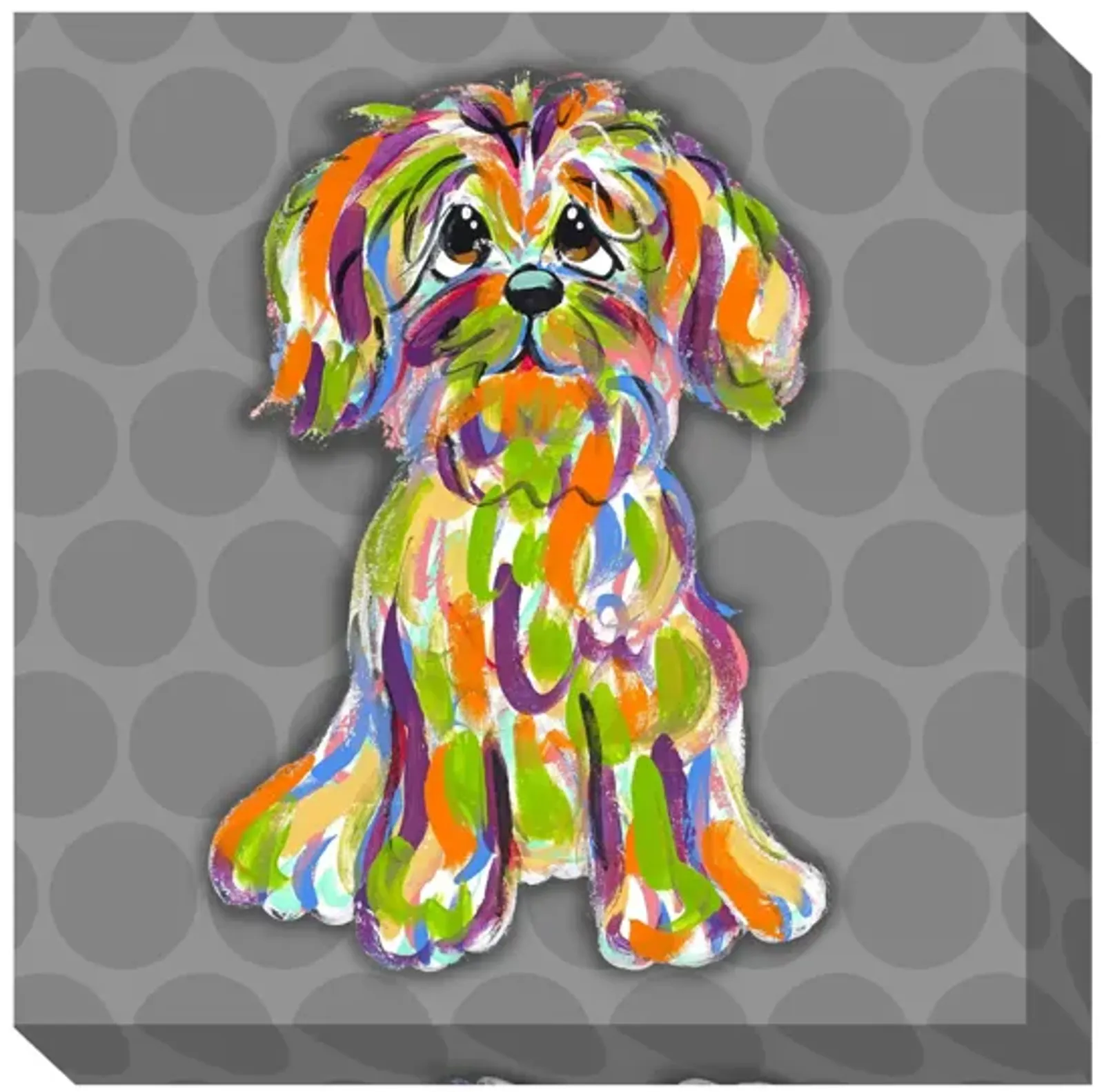 Designer Dog Canvas Wall Art