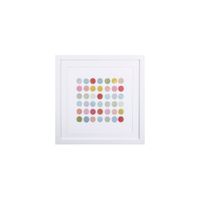 Colorful Dots Wall Art in Multicolor, Blue, Green, Pink Yellow, Red by Propac Images
