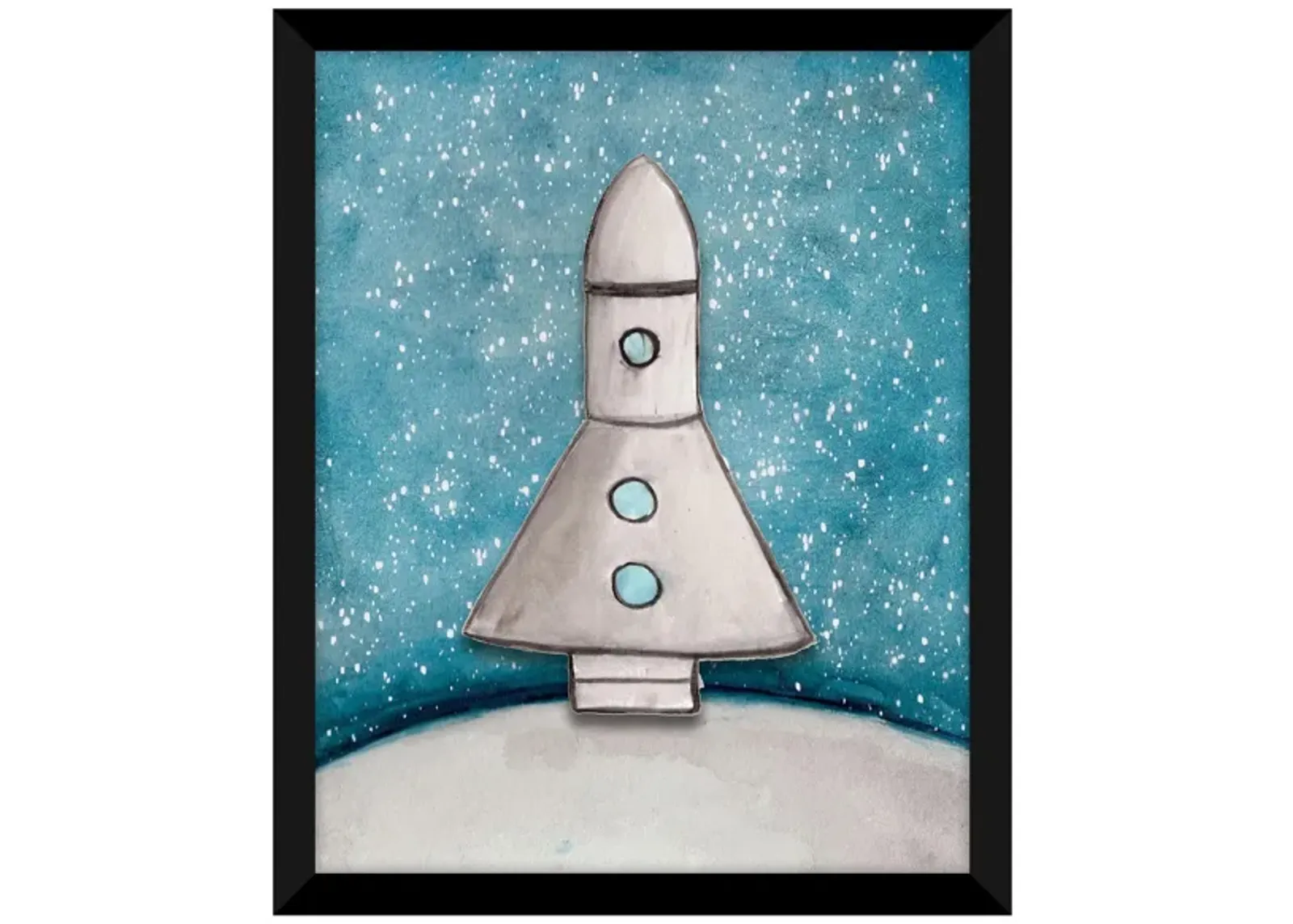 Moon Voyage III in Blue, Gray by Bellanest