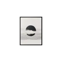 Phases III Wall Art in Black/White by Bassett Mirror Co.
