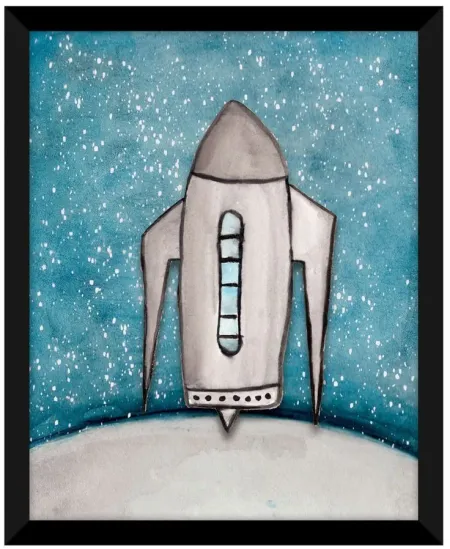 Moon Voyage II in Blue, Gray by Bellanest