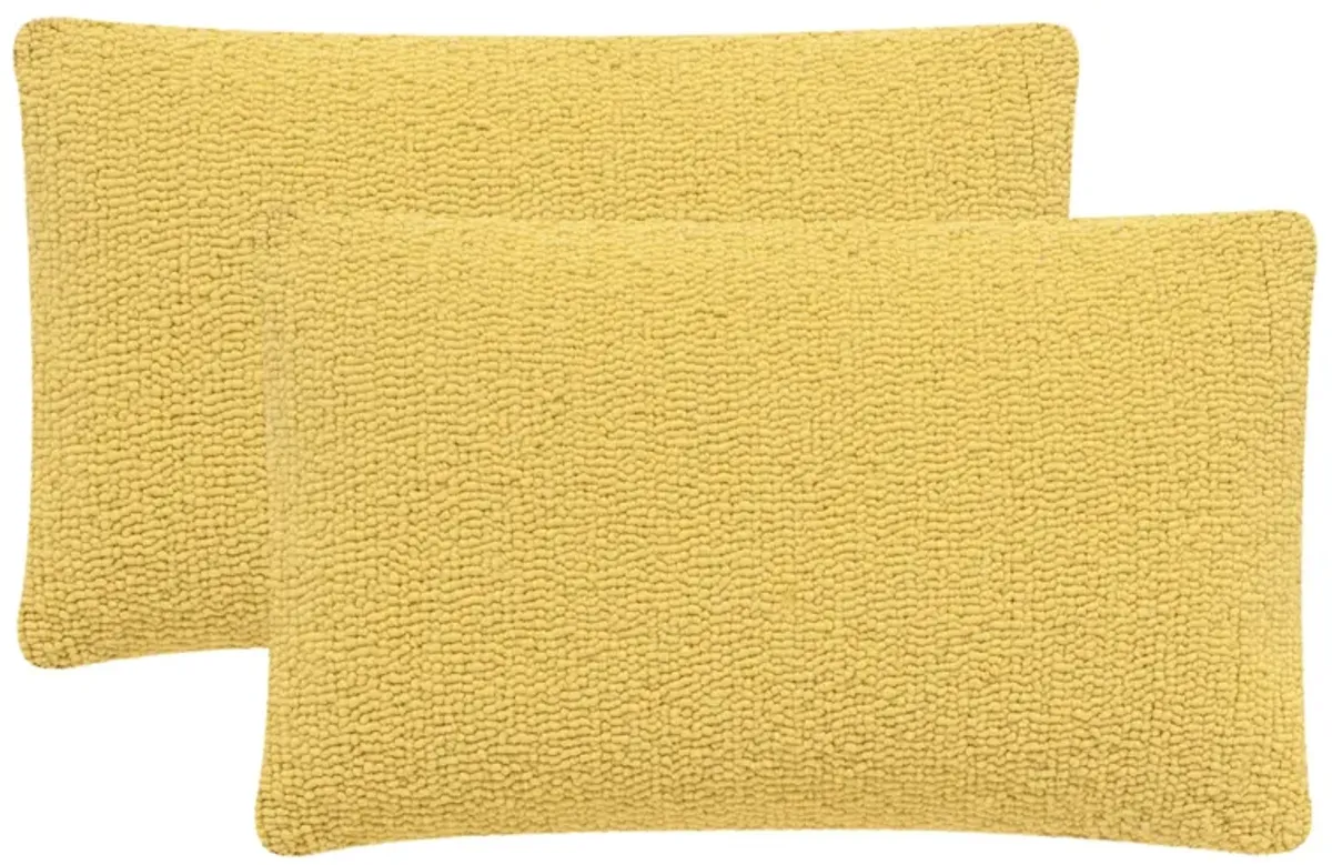 Soleil Accent Pillow in Sunshine Yellow by Safavieh