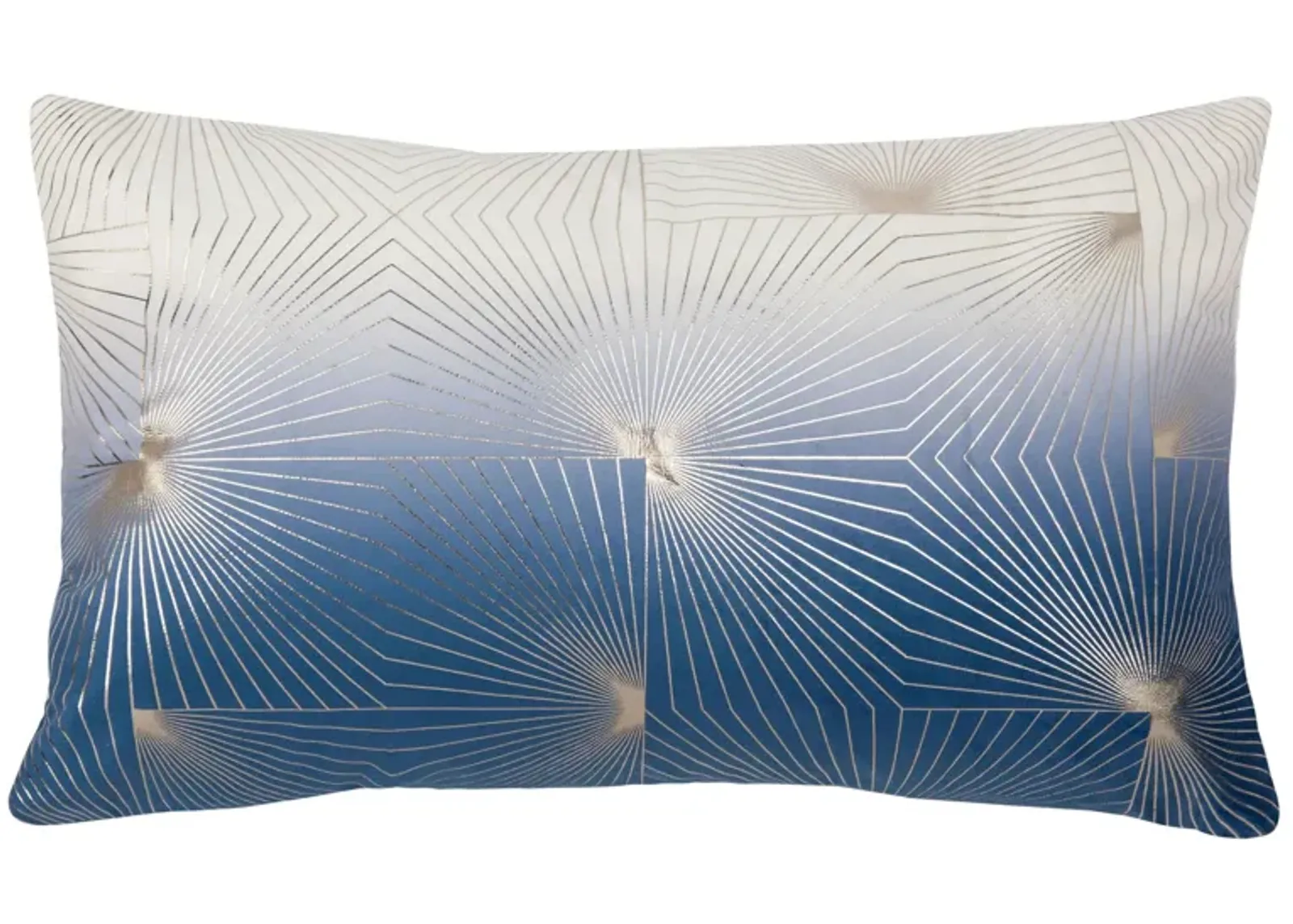 Embellished Loran Accent Pillow in Navy/Gray by Safavieh