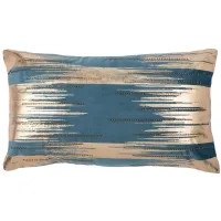 Embellished Prasla Accent Pillow in Green/Gold by Safavieh