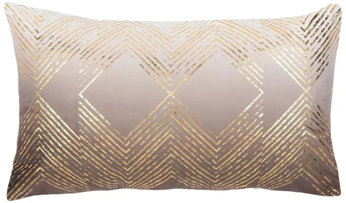 Embellished Sarla Accent Pillow in Brown/Gold by Safavieh