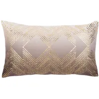 Embellished Sarla Accent Pillow in Brown/Gold by Safavieh