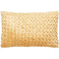 Embellished Reslin Accent Pillow in Beige by Safavieh