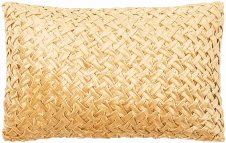 Embellished Reslin Accent Pillow in Beige by Safavieh