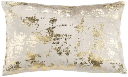 Glam Accent Pillow in Beige/Gold by Safavieh