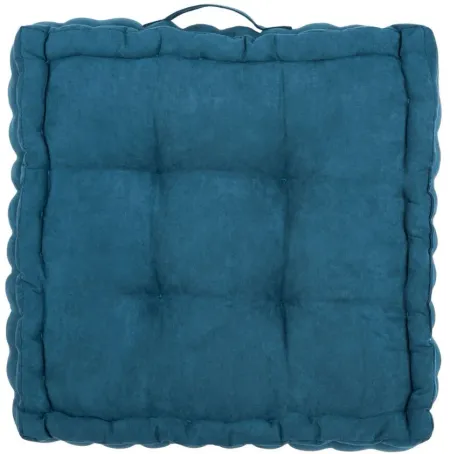 Gardenia Accent Pillow in Turquoise by Safavieh