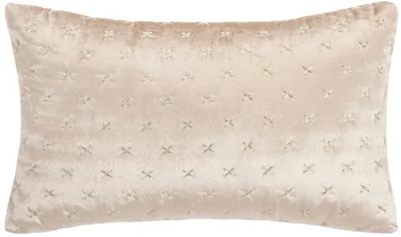Embellished Deana Accent Pillow in Beige by Safavieh