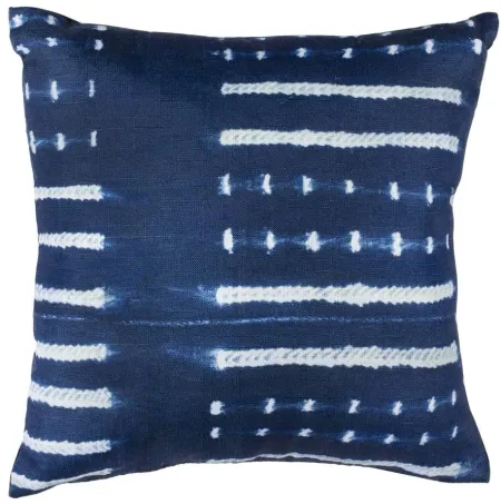 Bohemian Accent Pillow in Blue/White by Safavieh