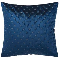 Embellished Deana Accent Pillow in Royal Blue by Safavieh