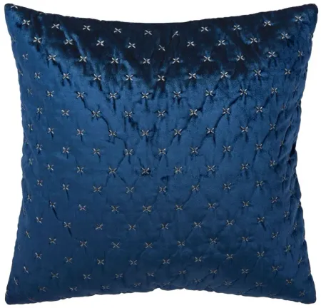 Embellished Deana Accent Pillow in Royal Blue by Safavieh