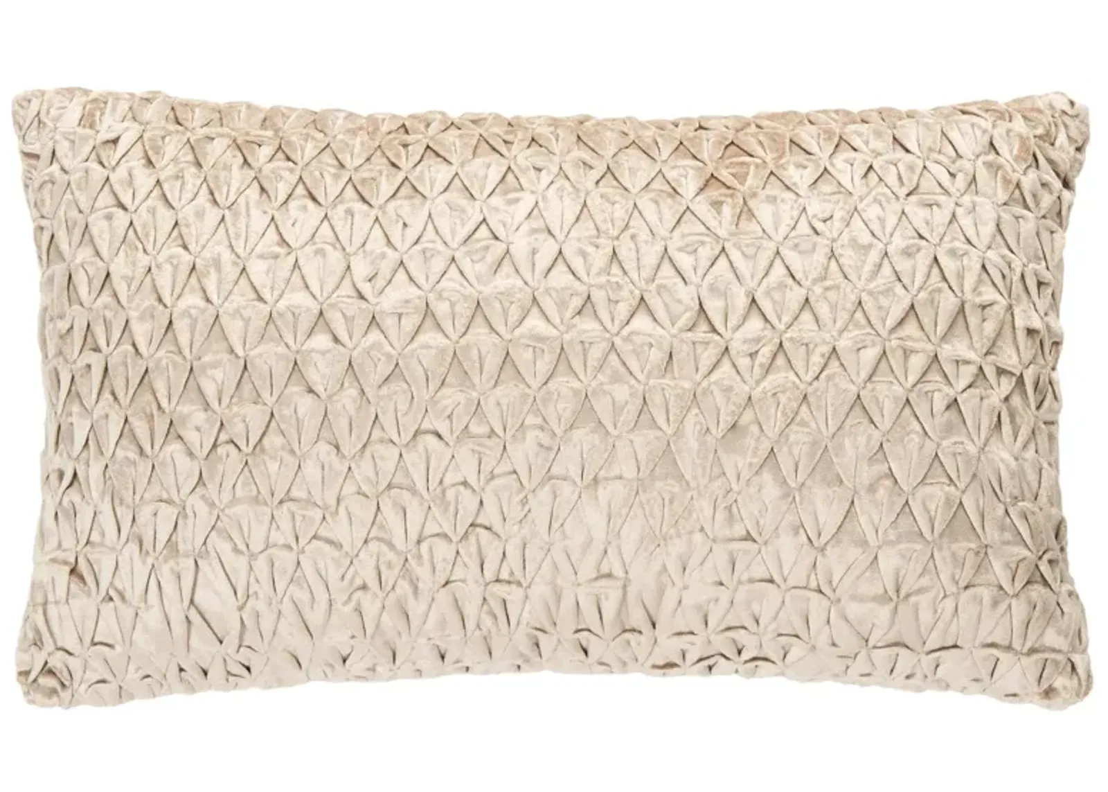 Embellished Harla Accent Pillow in Beige by Safavieh