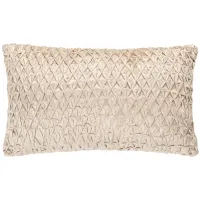 Embellished Harla Accent Pillow in Beige by Safavieh