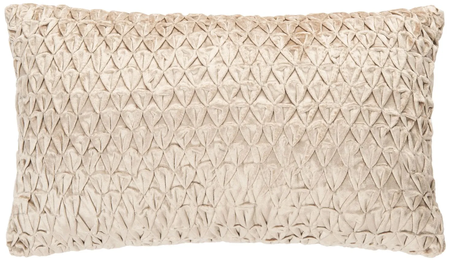 Embellished Harla Accent Pillow in Beige by Safavieh