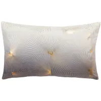 Embellished Loran Accent Pillow in Gray/Gold by Safavieh