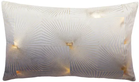 Embellished Loran Accent Pillow in Gray/Gold by Safavieh