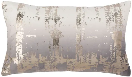 Embellished Rensia Accent Pillow in Silver/Beige by Safavieh
