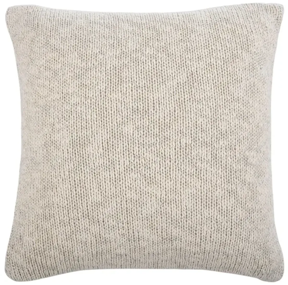 Textures And Weaves Accent Pillow in Natural/Silver by Safavieh