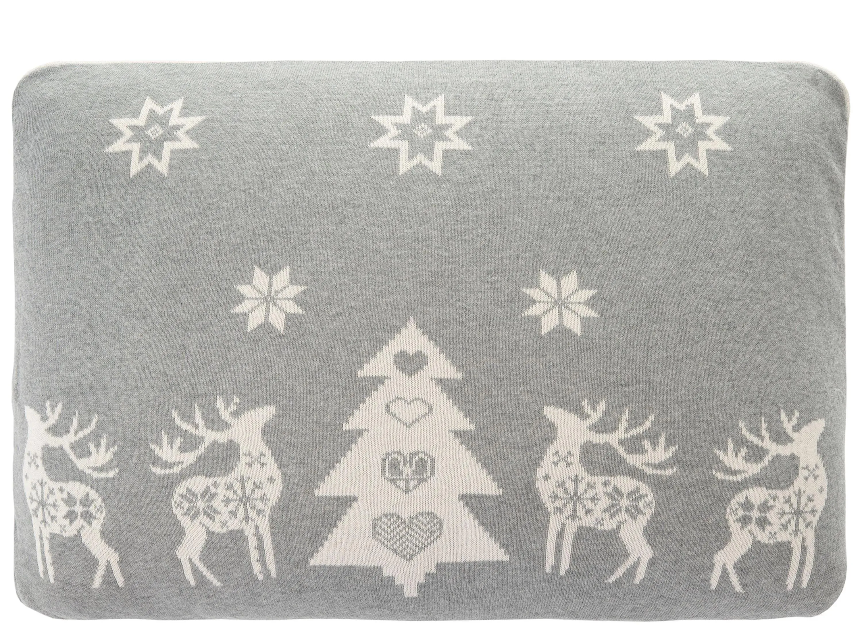 Holiday Twinkling Pillow in Gray by Safavieh