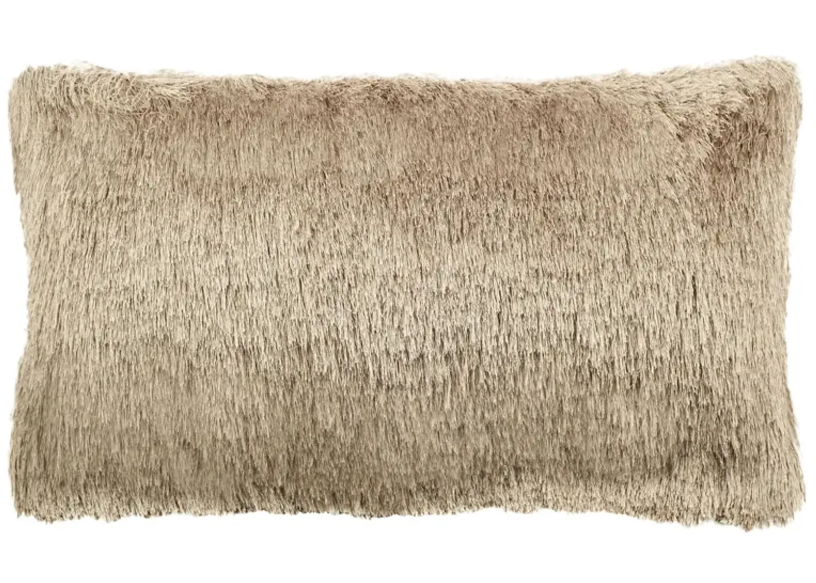 Shags Accent Pillow in Beige by Safavieh