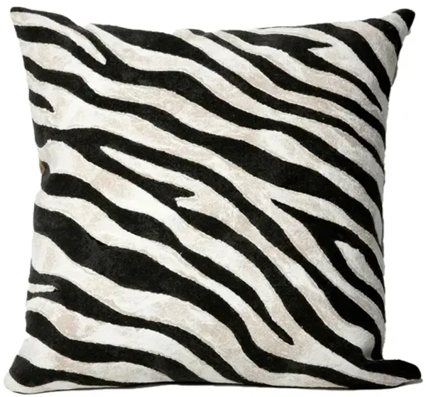 Liora Manne Visions I Zebra Pillow