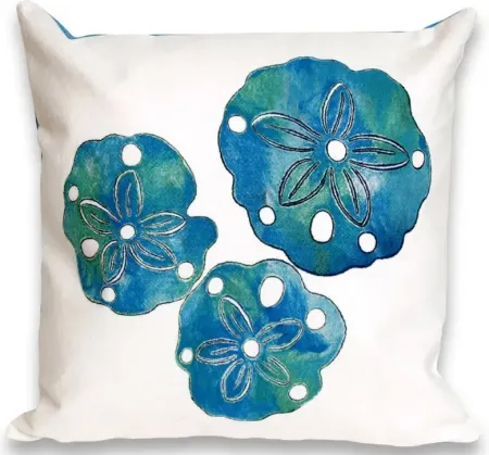 Liora Manne Visions I Sand Dollar Pillow in Blue by Trans-Ocean Import Co Inc