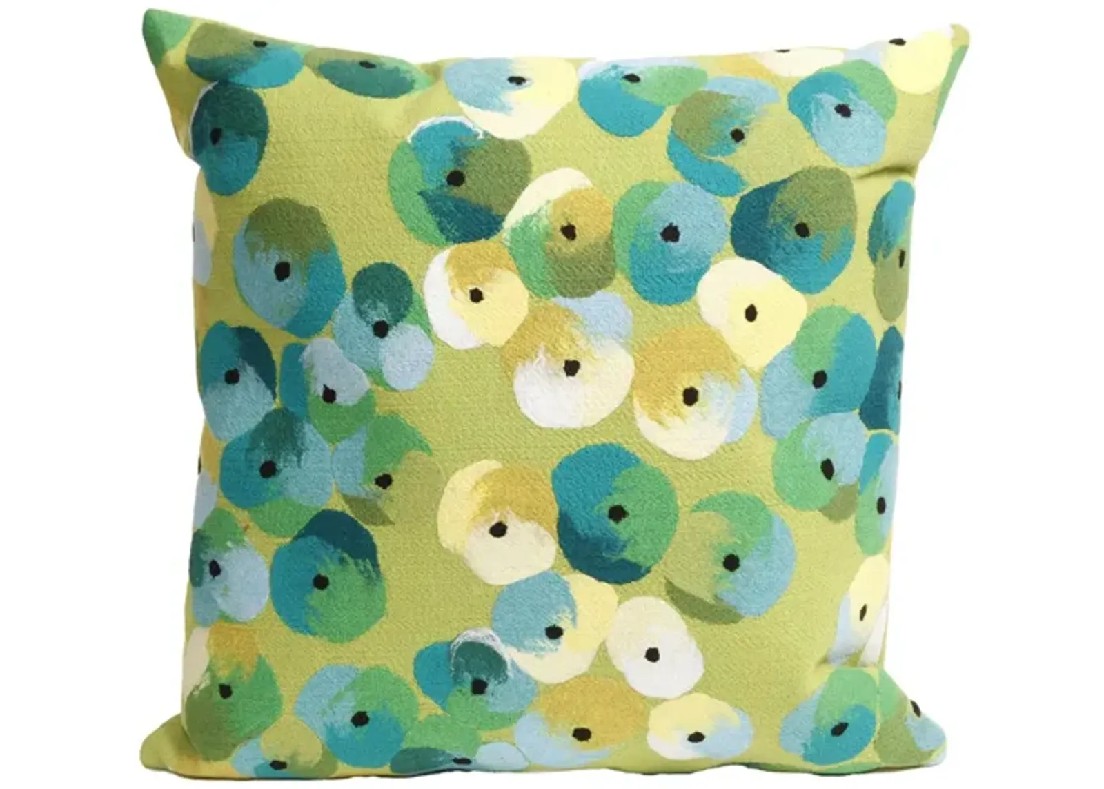 Liora Manne Visions II Pansy Pillow in Lime by Trans-Ocean Import Co Inc