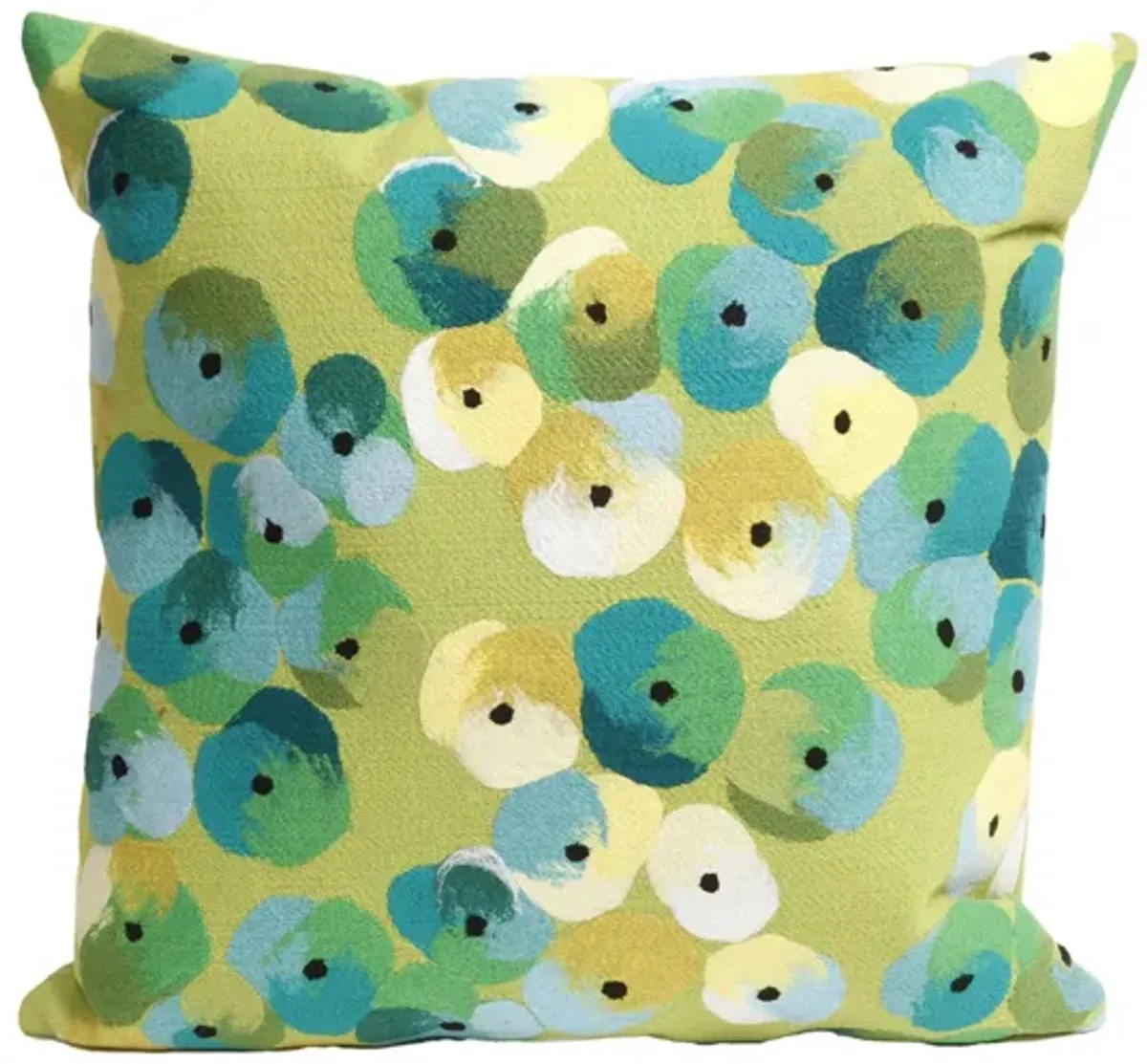 Liora Manne Visions II Pansy Pillow in Lime by Trans-Ocean Import Co Inc