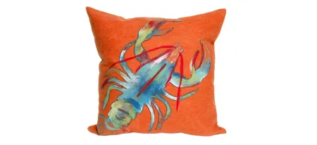 Liora Manne Visions II Lobster Pillow in Orange by Trans-Ocean Import Co Inc