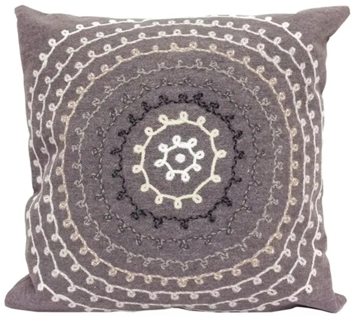 Liora Manne Visions II Ombre Threads Pillow in Grey by Trans-Ocean Import Co Inc