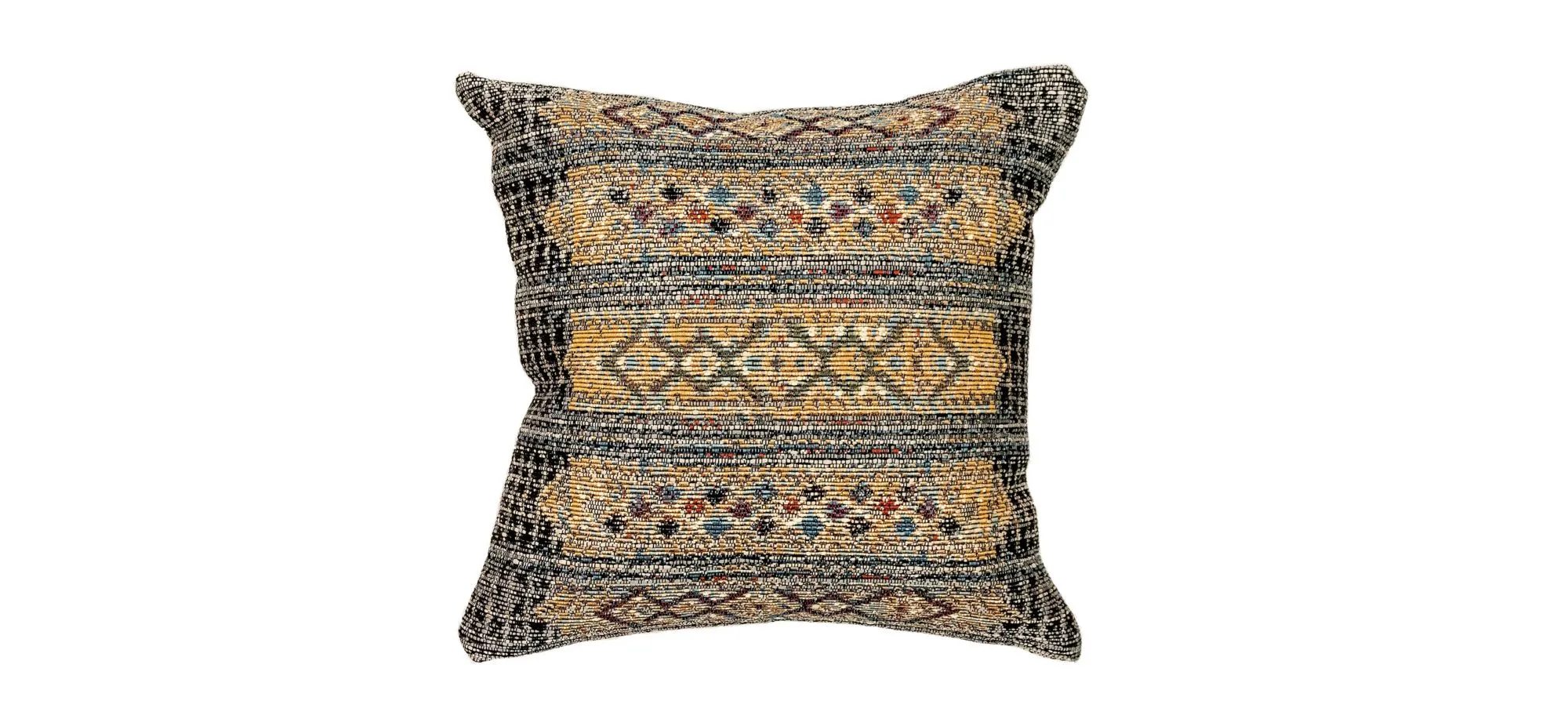 Liora Manne Marina Tribal Stripe Pillow in Black by Trans-Ocean Import Co Inc