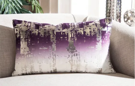 Embellished Sidney Accent Pillow in Purple by Safavieh
