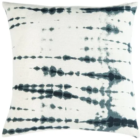 Textures And Weaves Accent Pillow in Beige/Navy by Safavieh
