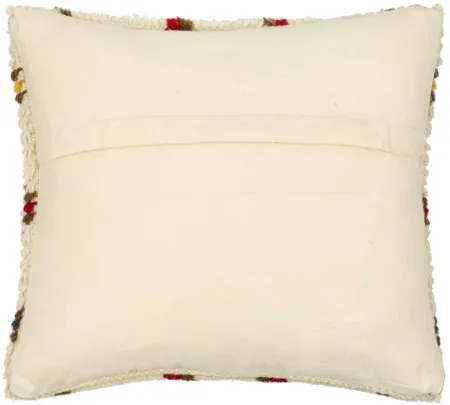 Benisouk Poly Fill Pillow in Beige, Cream, Bright Red, Dark Brown, Bright Yellow, Dark Blue by Surya