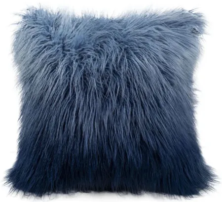 Plush Accent Pillow in Blue by Safavieh