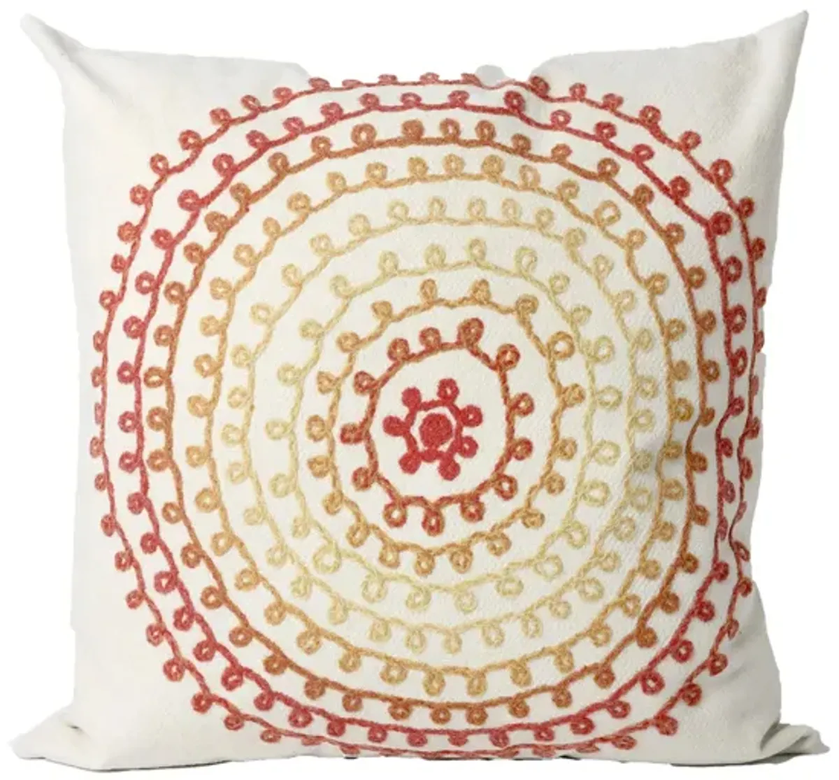 Liora Manne Visions II Ombre Threads Pillow in Cream by Trans-Ocean Import Co Inc