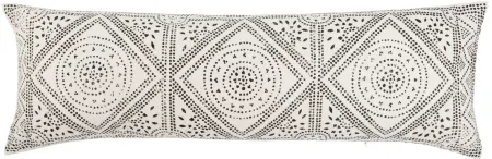 Embellished Valenti Accent Pillow in Beige/Black by Safavieh