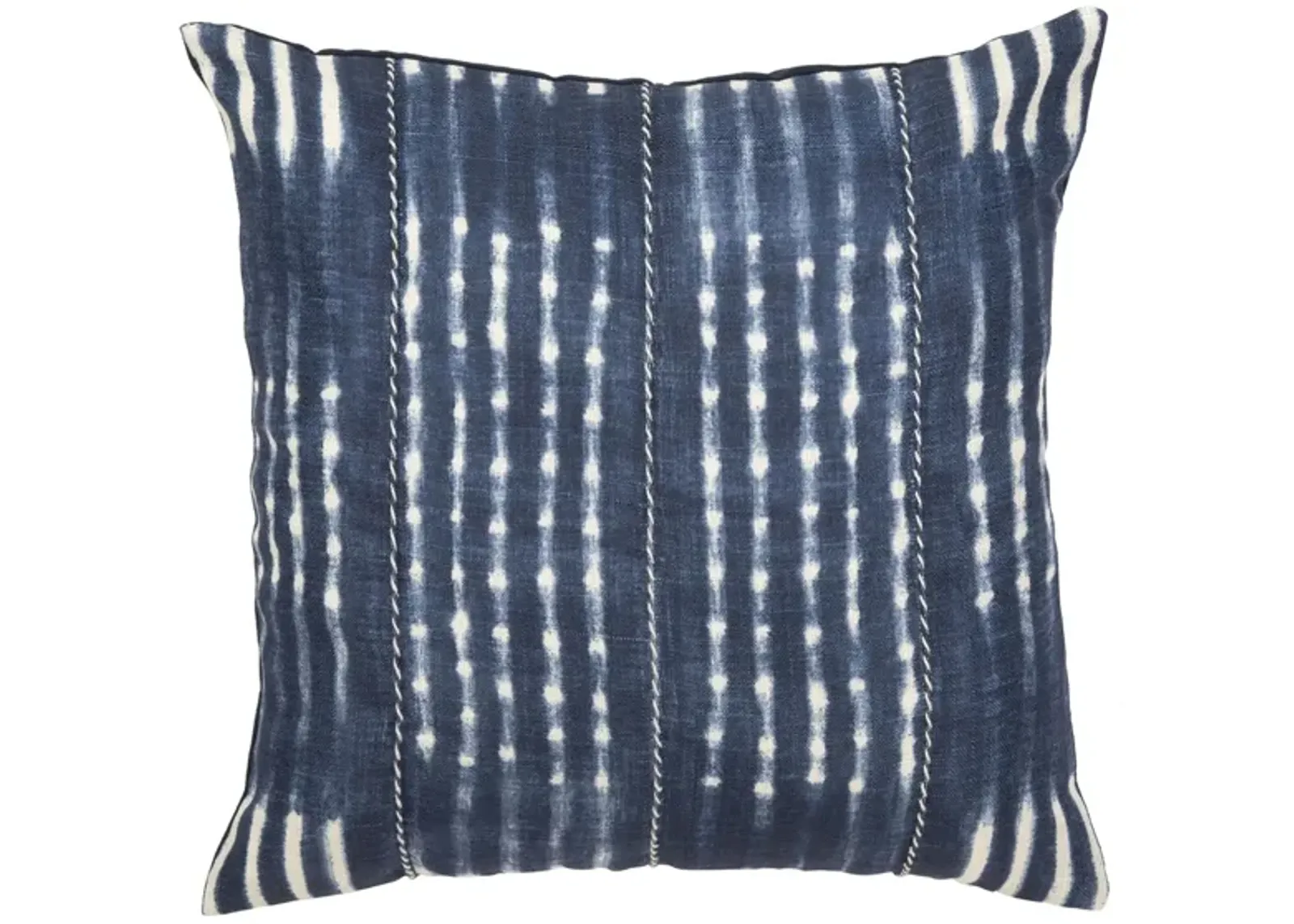 Farnsworth Accent Pillow in Navy/Creme by Safavieh