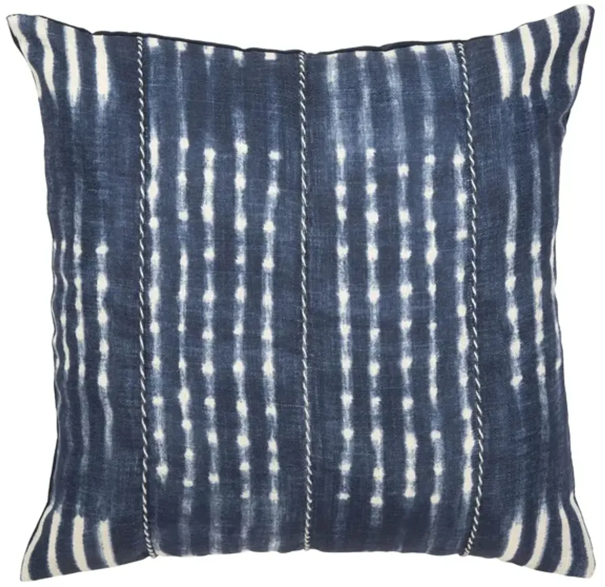 Farnsworth Accent Pillow in Navy/Creme by Safavieh