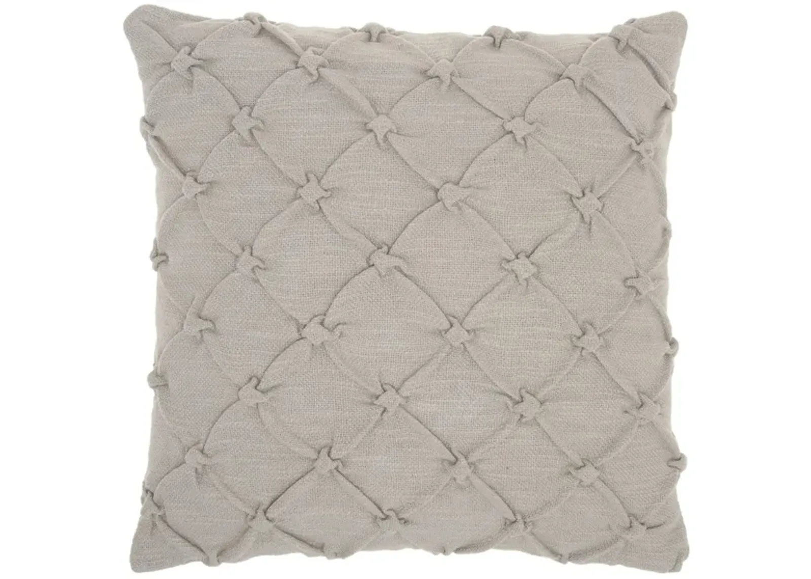 Woven Throw Pillow in Grey by Nourison