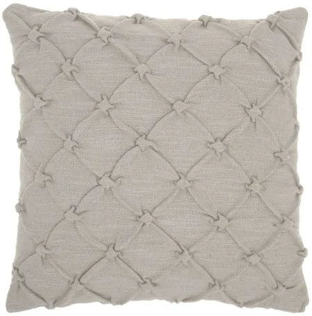 Woven Throw Pillow in Grey by Nourison