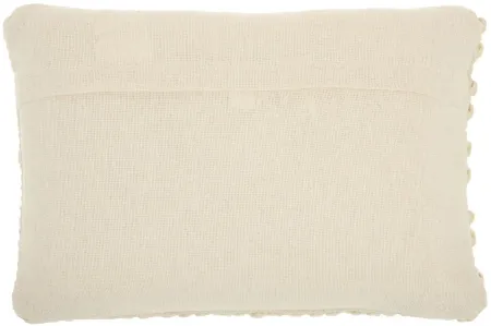 Woven Throw Pillow in Beige by Nourison