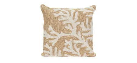 Liora Manne Frontporch Coral Pillow in Natural by Trans-Ocean Import Co Inc